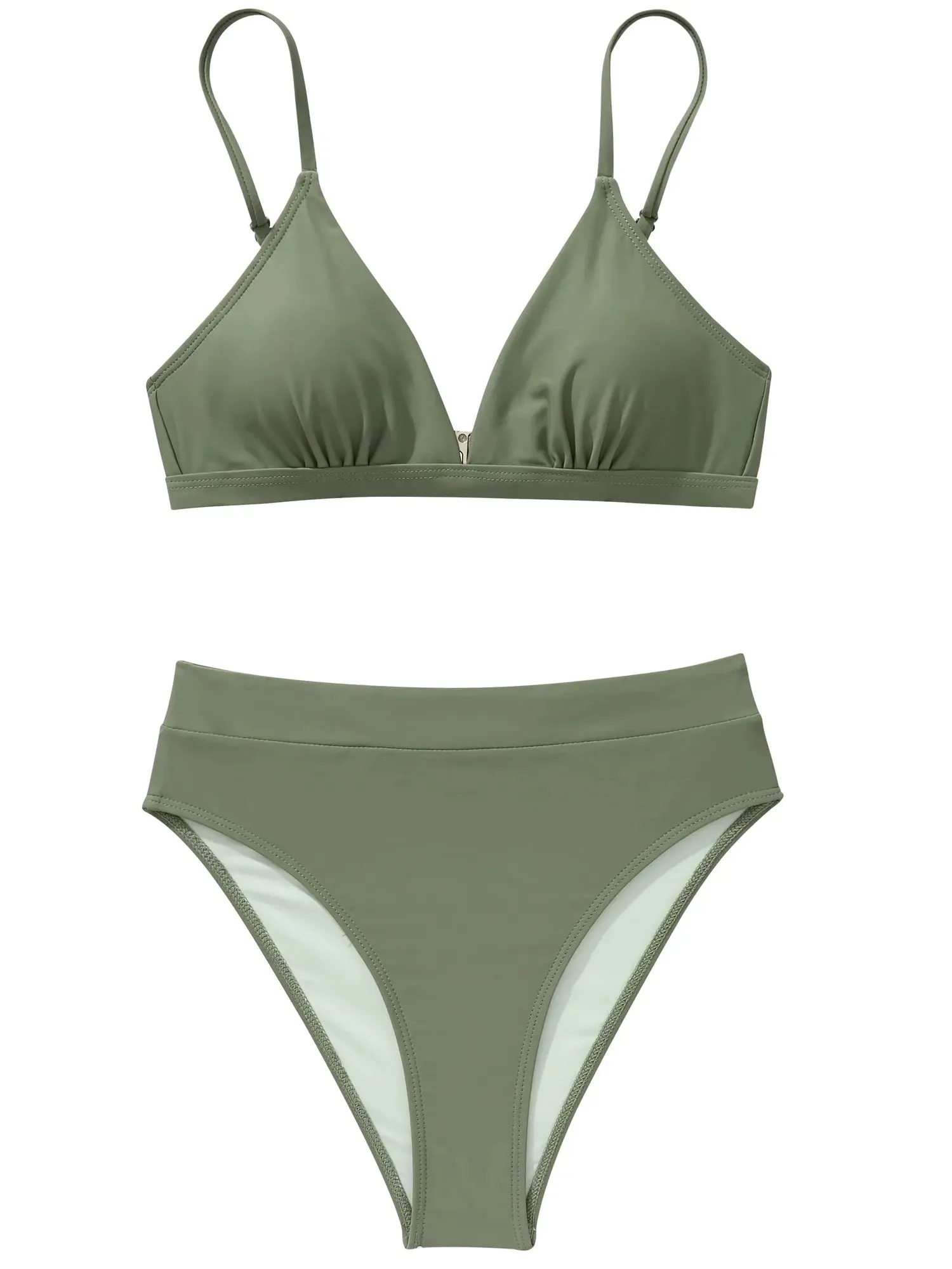 Triangle High Cut Bikini Set - Image 33