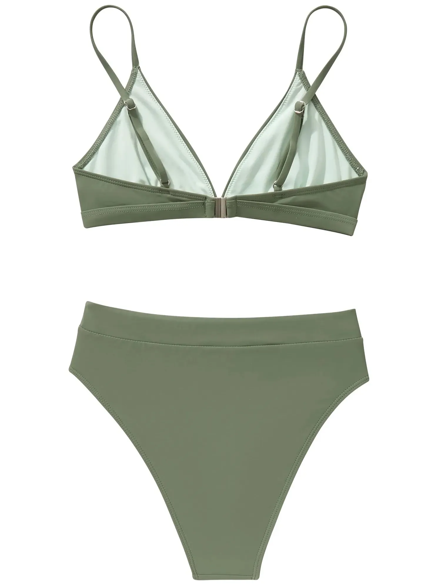 Triangle High Cut Bikini Set - Image 35