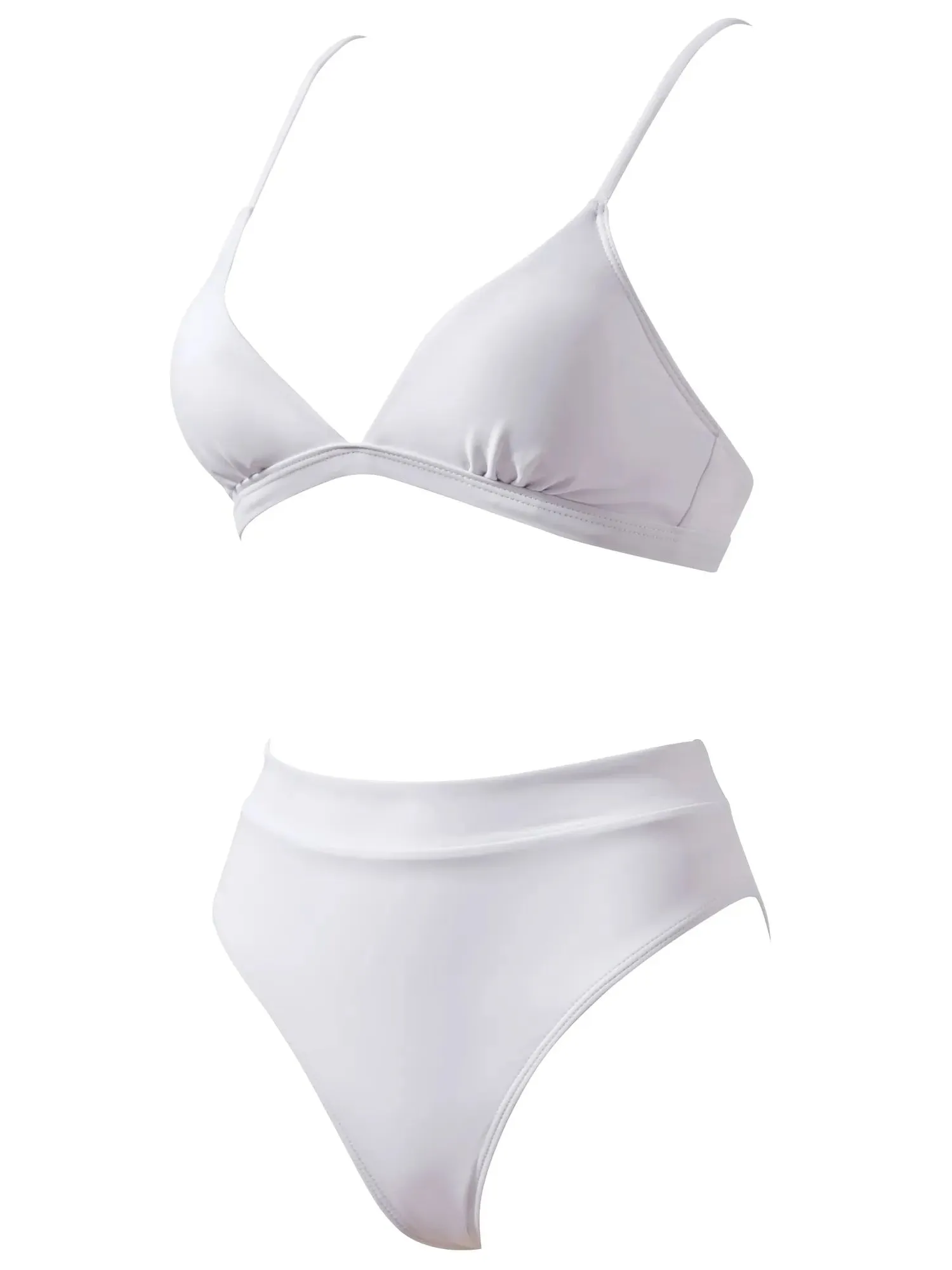 Triangle High Cut Bikini Set - Image 85